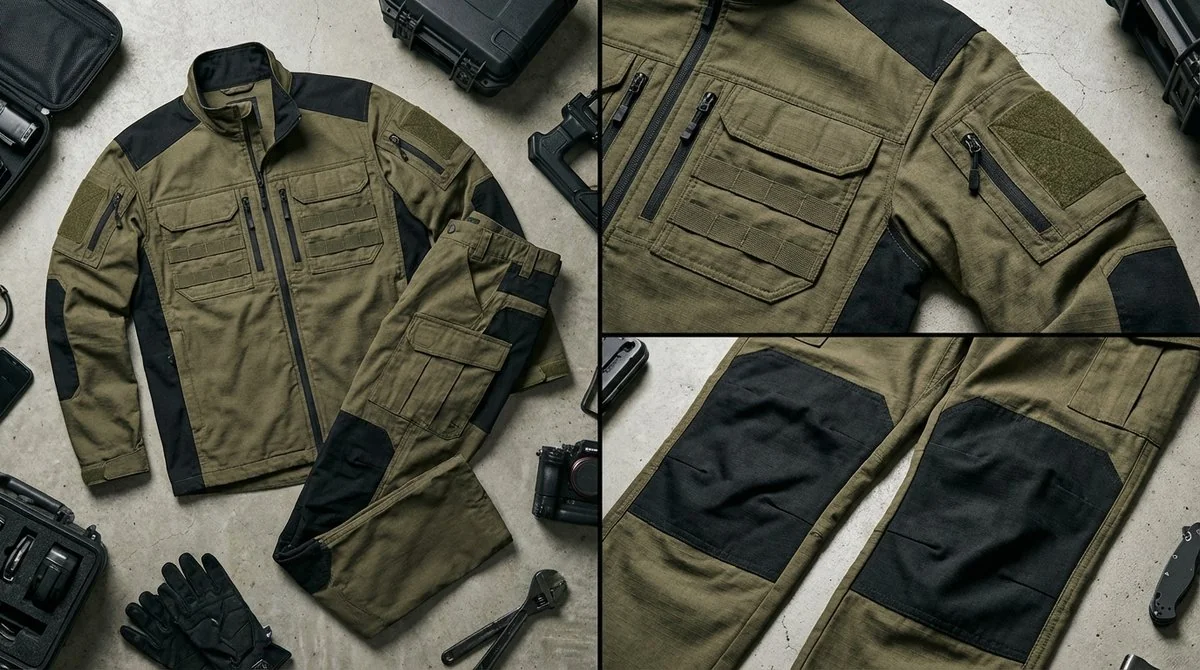 TACVASEN 商品のディテールと素材